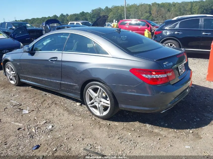 2012 MERCEDES-BENZ E 550  