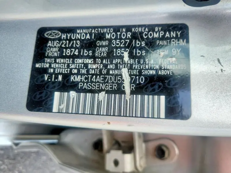 2013 HYUNDAI ACCENT GLS  