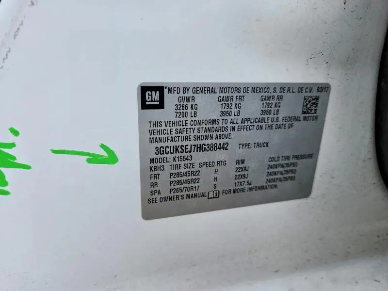 2017 CHEVROLET SILVERADO K1500 LTZ  