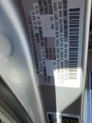 2018 TOYOTA YARIS IA   