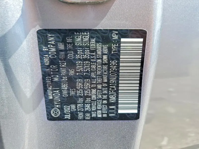 2022 HYUNDAI TUCSON SEL CONVENIENCE  