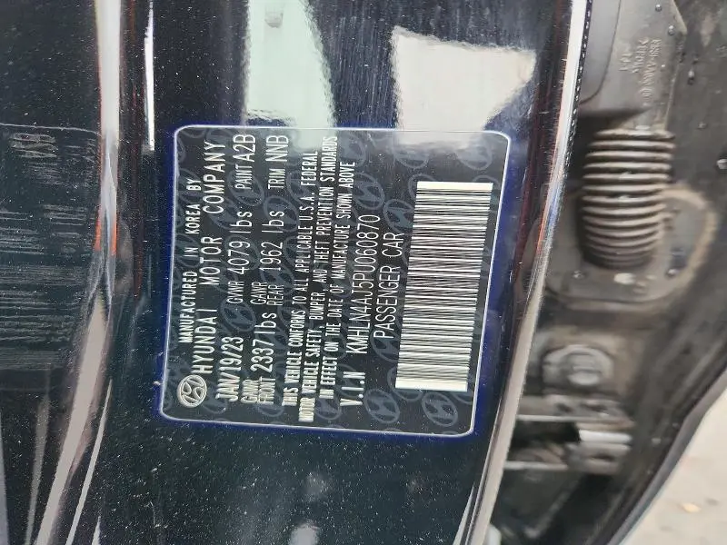 2023 HYUNDAI ELANTRA LIMITED  