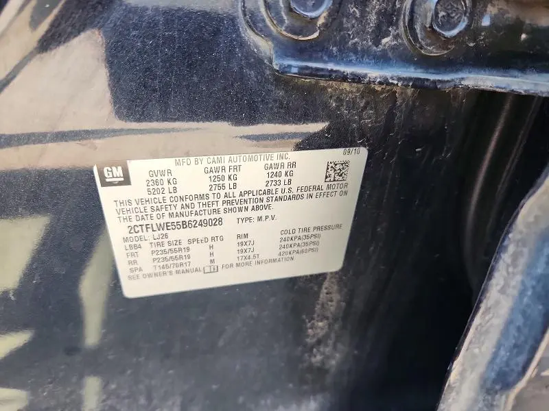 2011 GMC TERRAIN SLT  