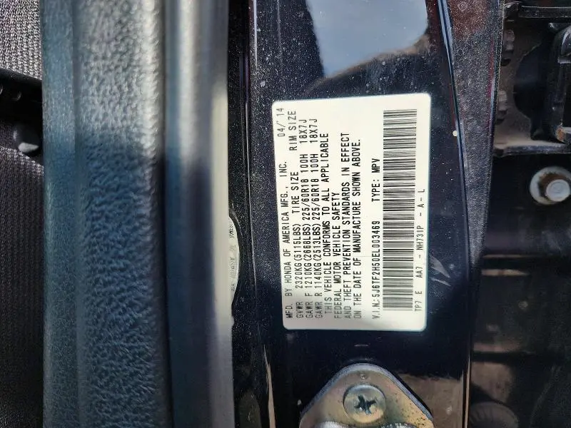 2014 HONDA CROSSTOUR EXL  