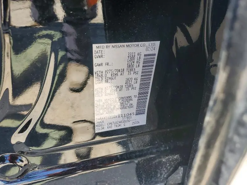 2024 NISSAN TITAN PRO-4X  