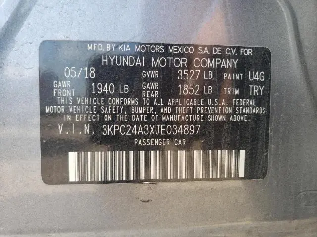 2018 HYUNDAI ACCENT SE  