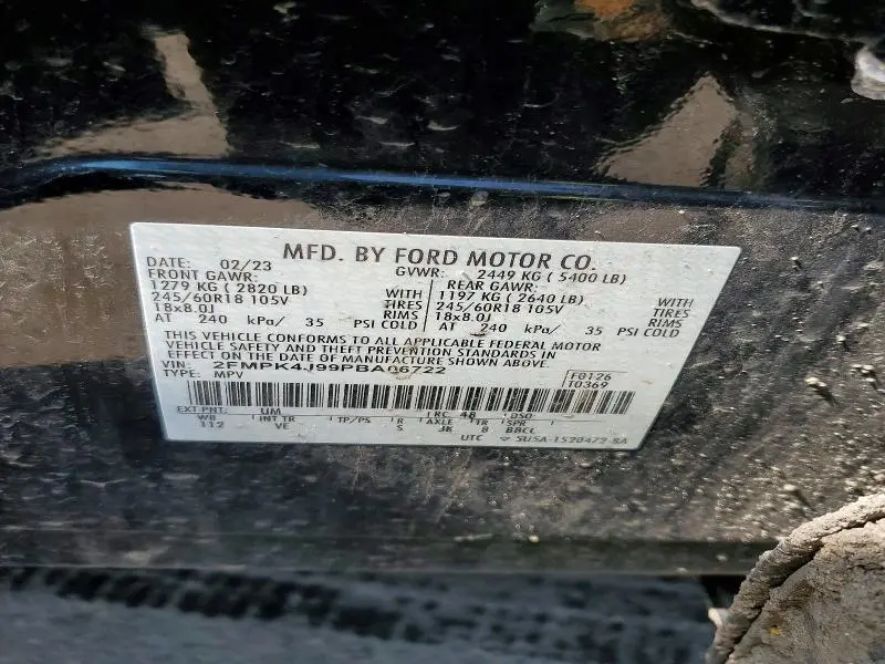 2023 FORD EDGE SEL  