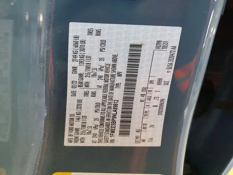 2022 FORD BRONCO BASE  