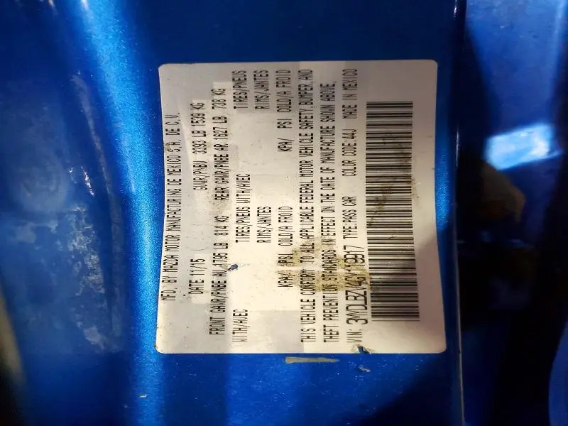 2016 TOYOTA SCION IA   