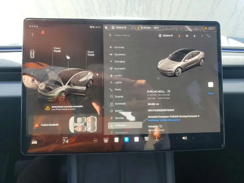 2024 TESLA MODEL 3   