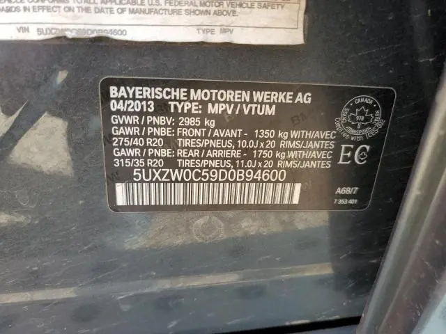 2013 BMW X5 XDRIVE35D  