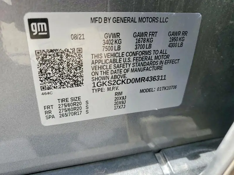 2021 GMC YUKON AT4  