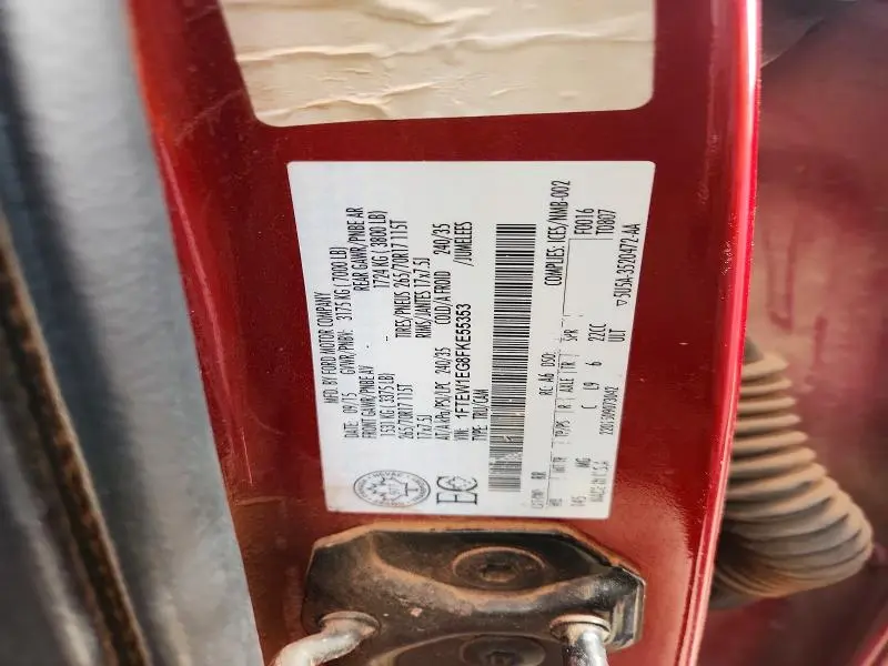 2015 FORD F150 SUPERCREW  