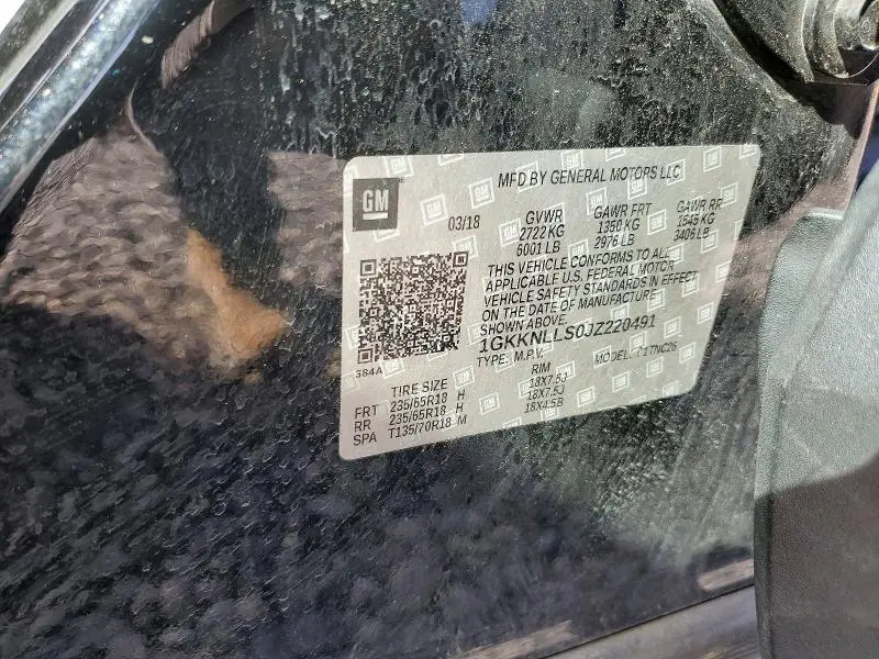 2018 GMC ACADIA SLE  