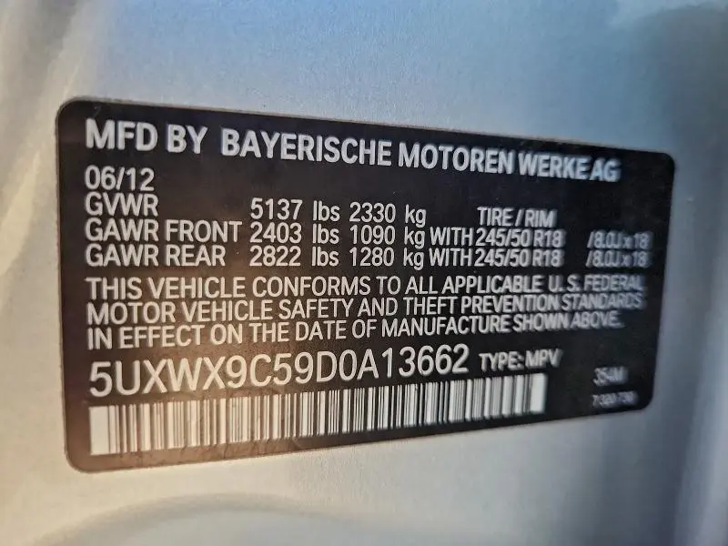 2013 BMW X3 XDRIVE28I  