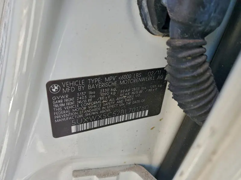 2011 BMW X3 XDRIVE28I  