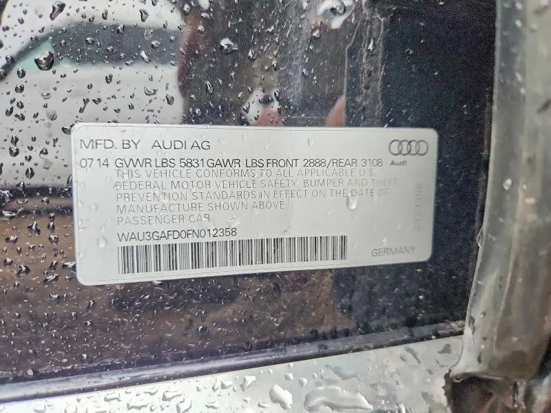 2015 AUDI A8 L QUATTRO  