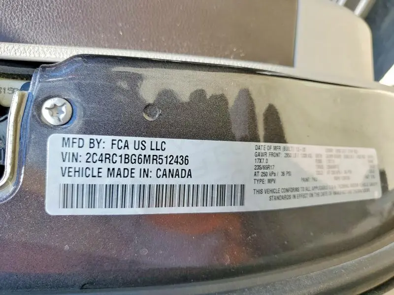 2021 CHRYSLER PACIFICA TOURING L  