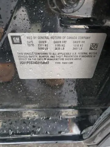 2016 CADILLAC XTS PREMIUM COLLECTION  