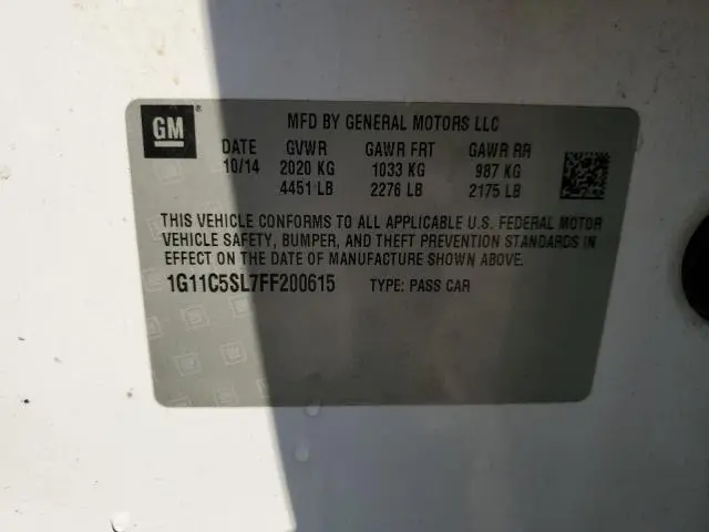 2015 CHEVROLET MALIBU 1LT  