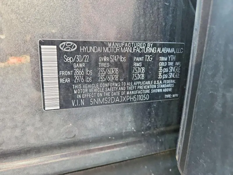 2023 HYUNDAI SANTA FE SEL  