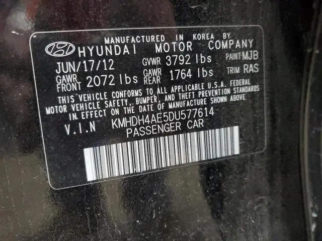 2013 HYUNDAI ELANTRA GLS  