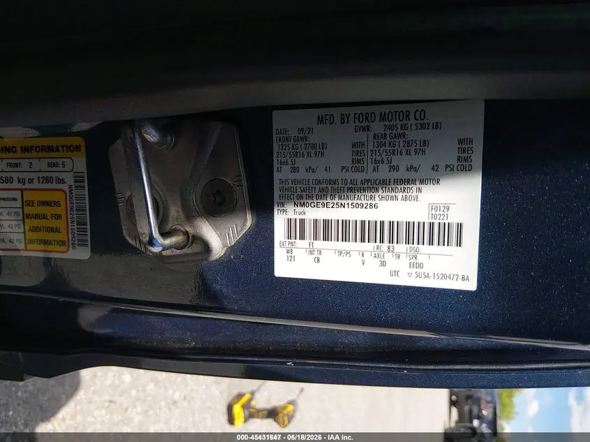 2022 FORD TRANSIT CONNECT XL PASSENGER