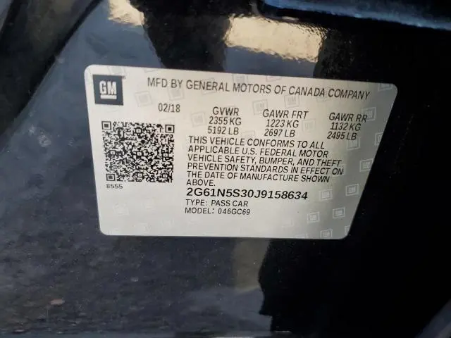 2018 CADILLAC XTS LUXURY  