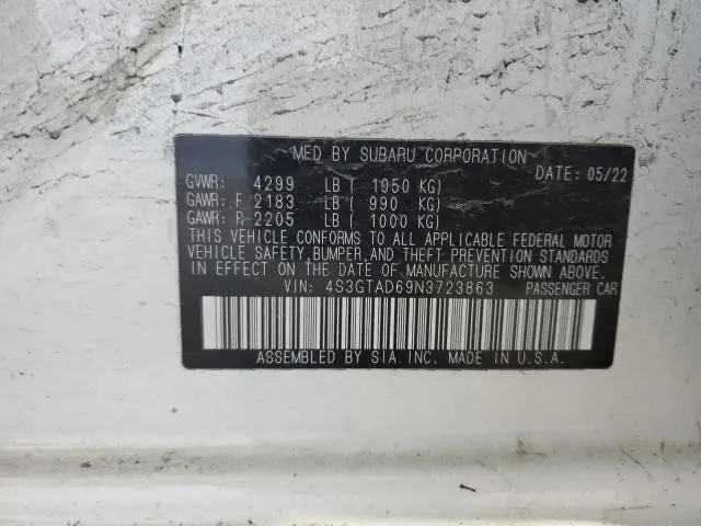 2022 SUBARU IMPREZA PREMIUM  