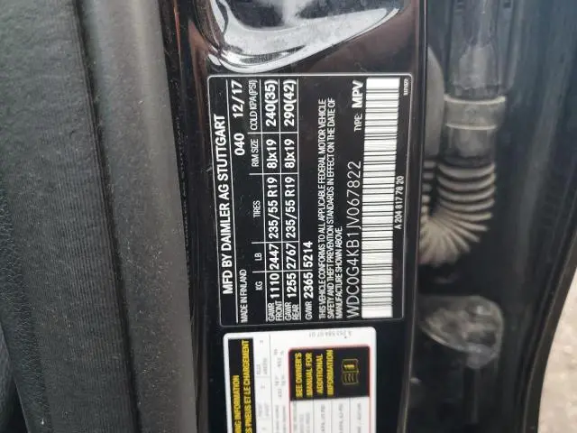 2018 MERCEDES-BENZ GLC 300 4MATIC  