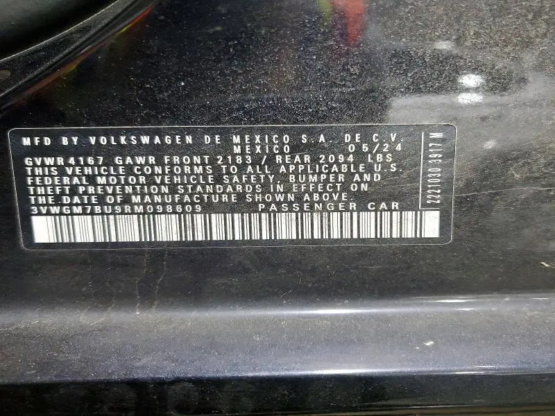 2024 VOLKSWAGEN JETTA SEL  