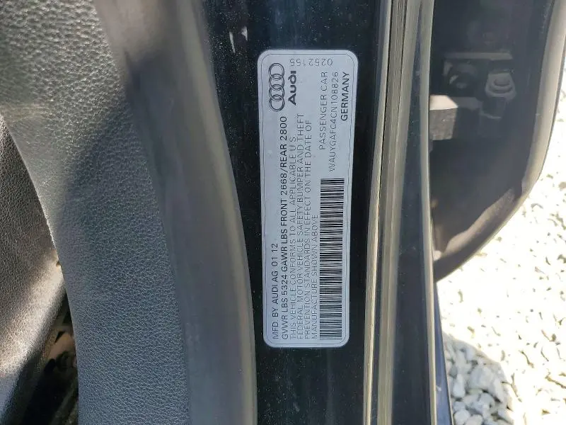 2012 AUDI A7 PREMIUM PLUS  