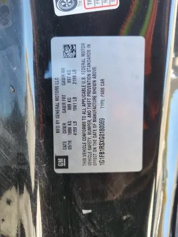 2016 CHEVROLET CAMARO LT  