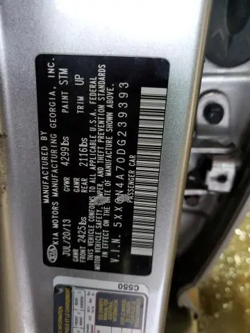 2013 KIA OPTIMA EX  