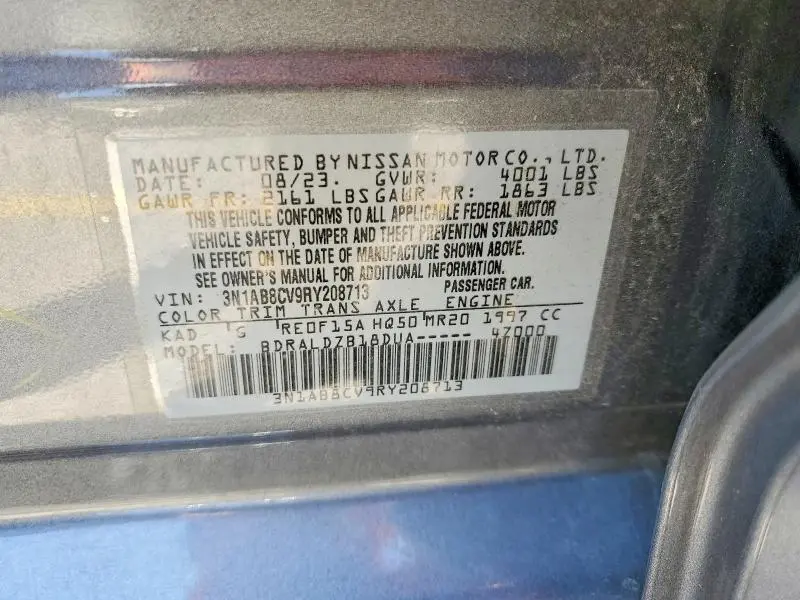 2024 NISSAN SENTRA SV  