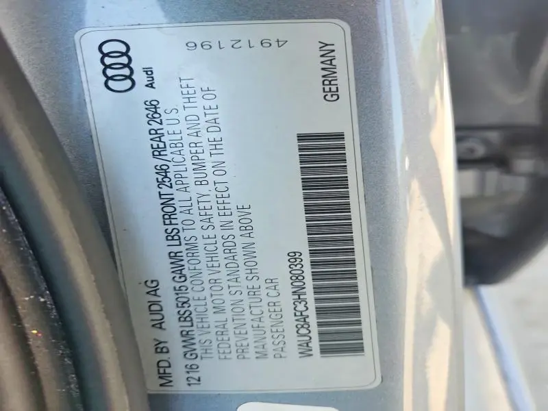 2017 AUDI A6 PREMIUM  