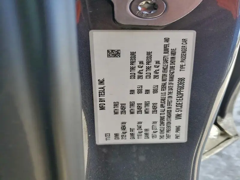 2023 TESLA MODEL 3   
