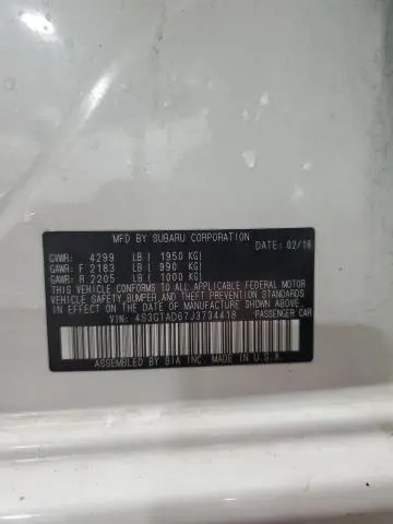 2018 SUBARU IMPREZA PREMIUM PLUS  