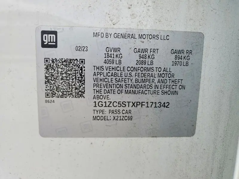 2023 CHEVROLET MALIBU LS  