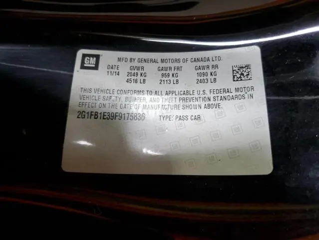 2015 CHEVROLET CAMARO LS  