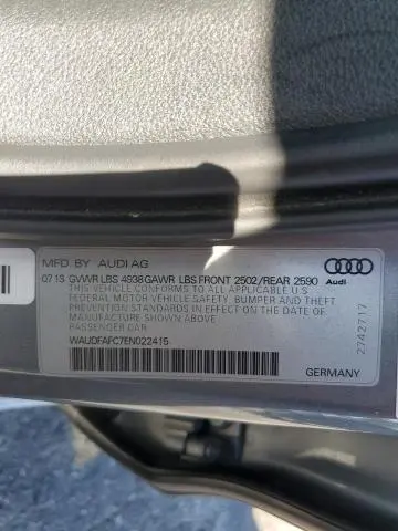 2014 AUDI A6 PREMIUM PLUS  