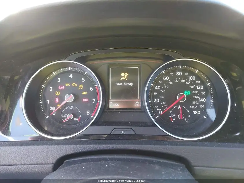 2018 VOLKSWAGEN GOLF GTI 2.0T AUTOBAHN/2.0T S/2.0T SE