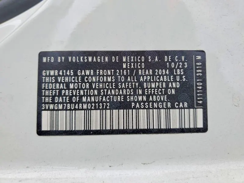 2024 VOLKSWAGEN JETTA SEL  