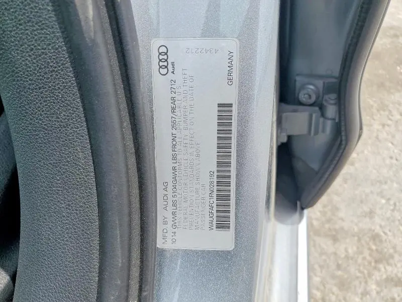 2015 AUDI A6 PREMIUM PLUS  