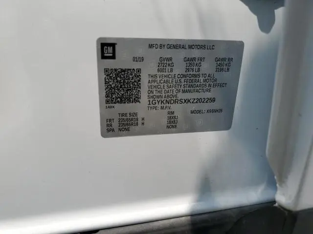 2019 CADILLAC XT5 LUXURY