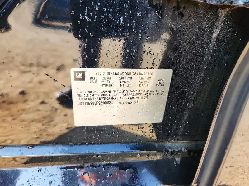 2015 CHEVROLET IMPALA LT  