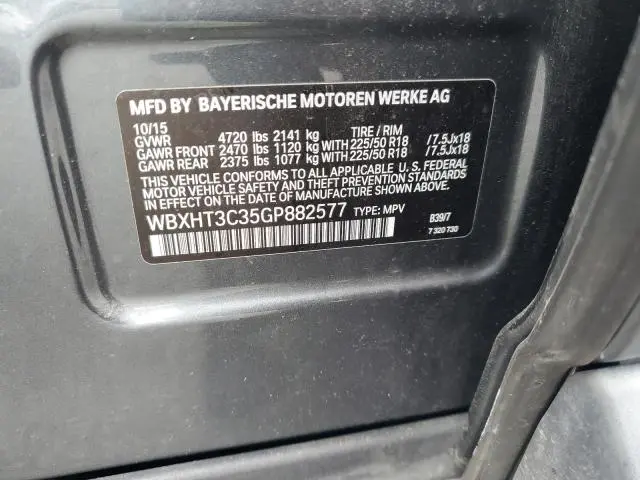 2016 BMW X1 XDRIVE28I  