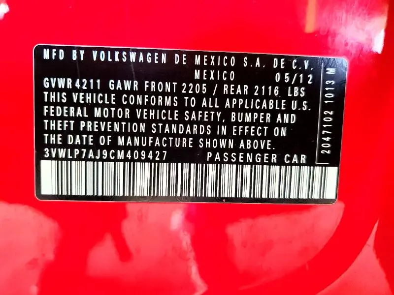 2012 VOLKSWAGEN JETTA SEL  