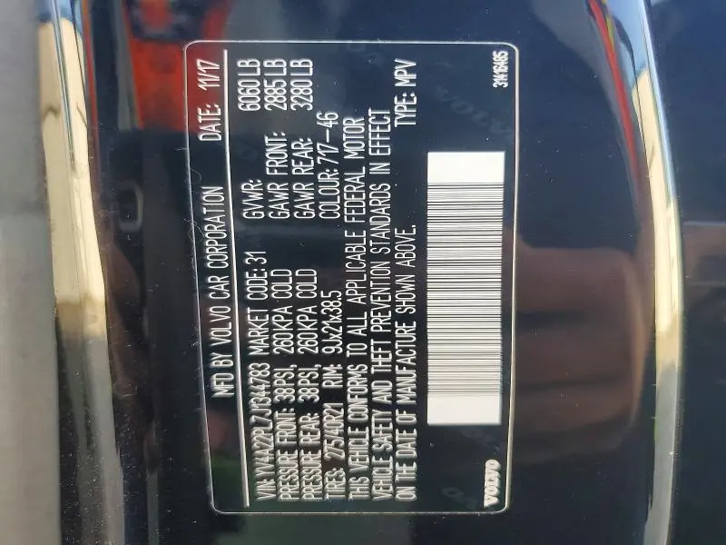 2018 VOLVO XC90 T6  