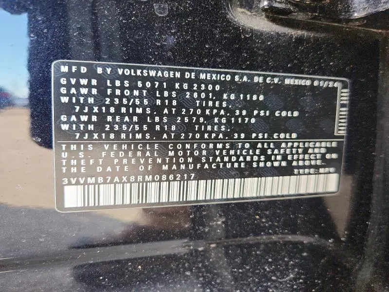 2024 VOLKSWAGEN TIGUAN SE  